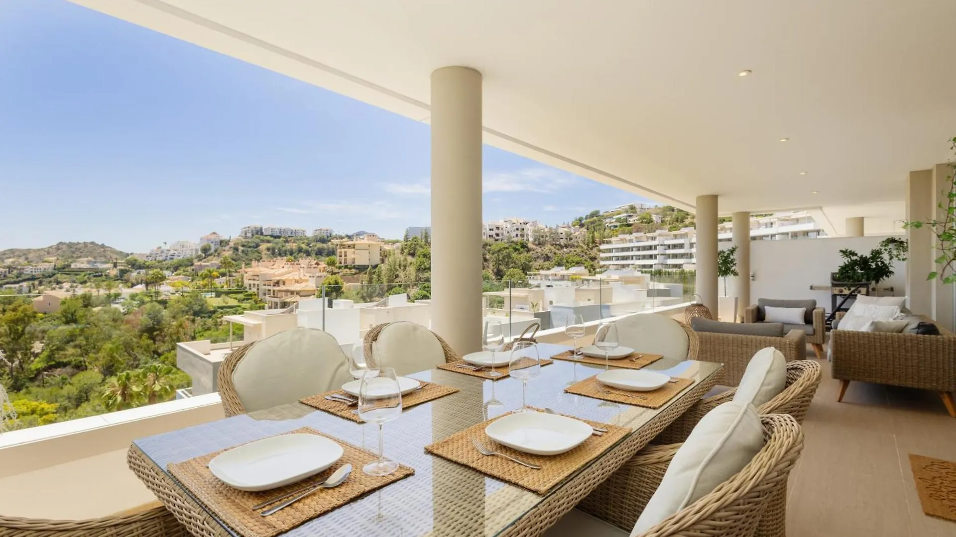 Modern Apartment, With Large Private Terrace, Bbq And Panoramic Sea Views, In Residencial Botanic, Benahavis 0*,  Spain